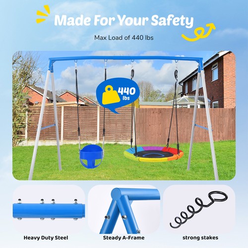 Heavy duty frame metal - heavy, swing