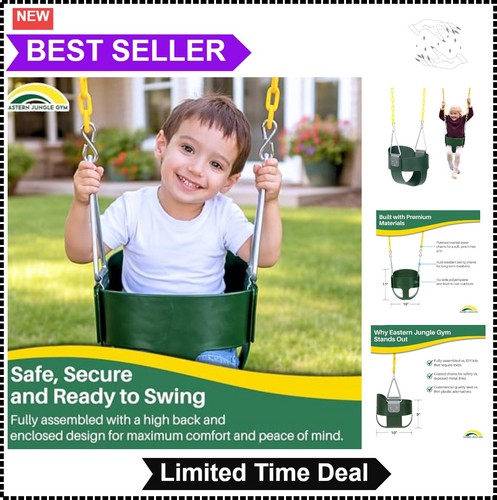 Toddler bucket swing - bucket, high